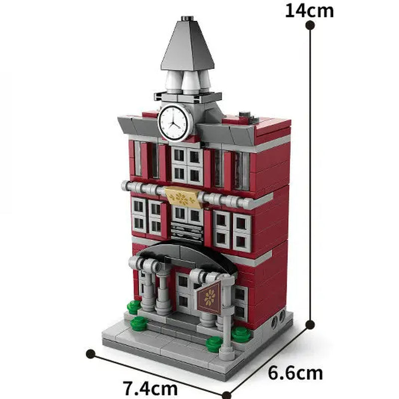 House Building Blocks Mini City Store Street View Snack Street Children'S Toys Boys and Girls Gifts Compatible with Lego