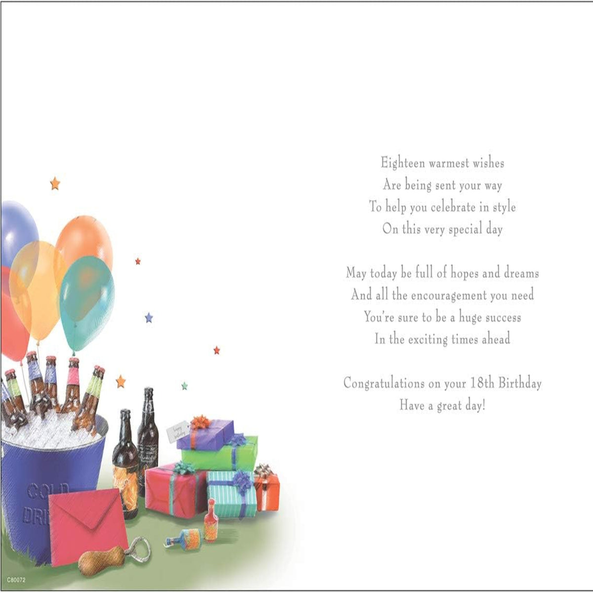 18th Birthday Card for Him | Regal Publishing Milestone - 9 x 6 inches