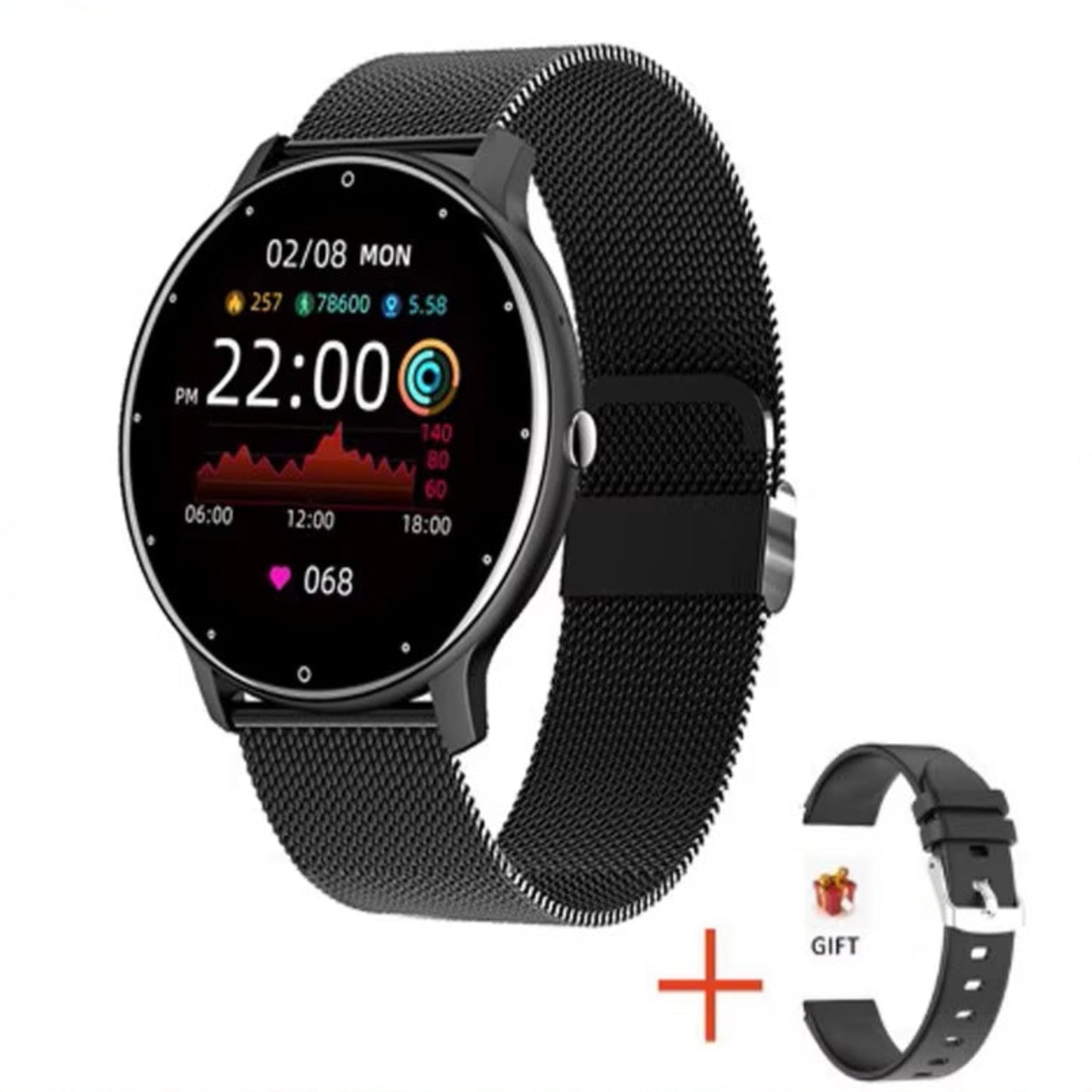 2025 Smart Watch Women Men Lady Gift Sport Fitness Watches Heart Rate Monitor Waterproof Smartwatch for Xiaomi Android IOS