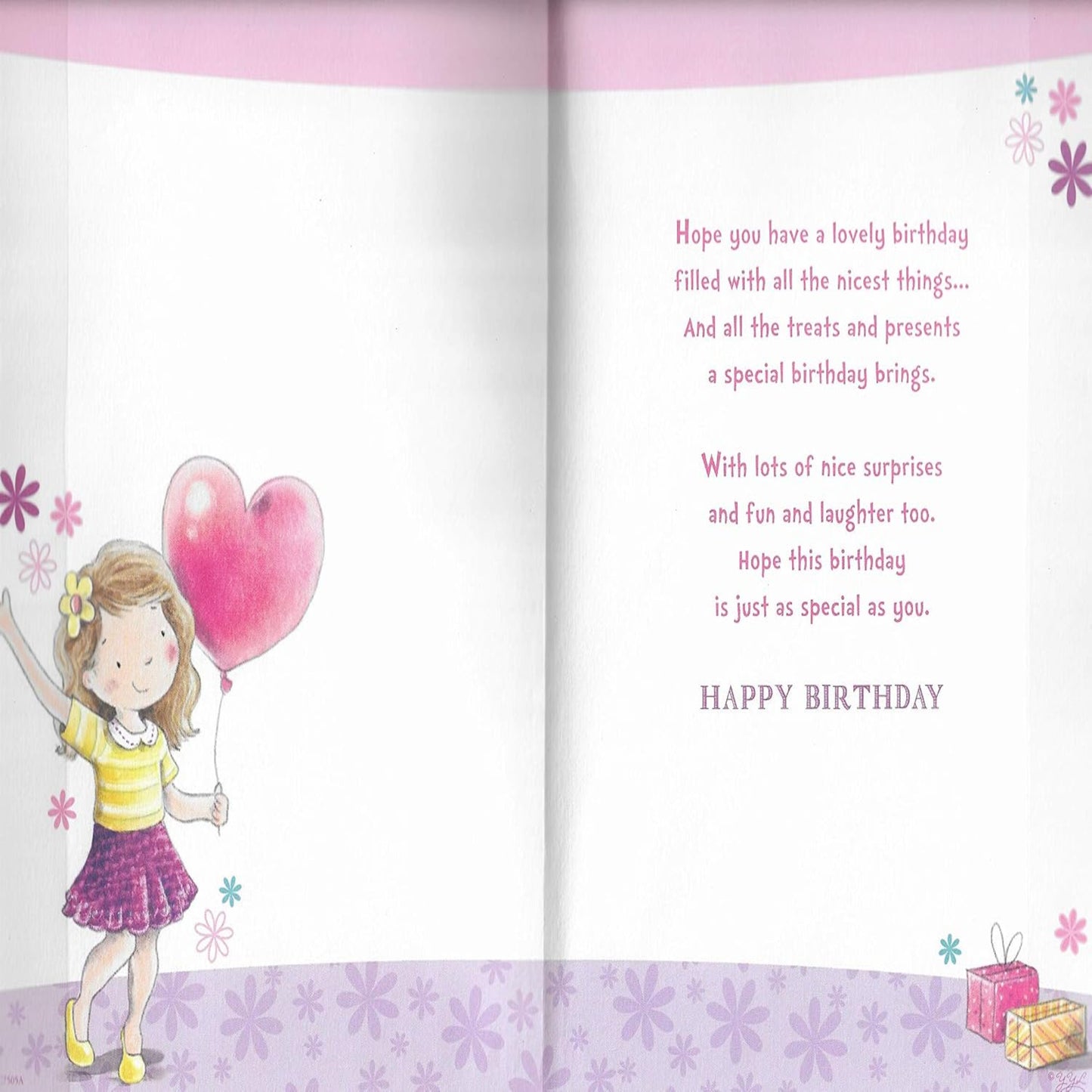 3rd Birthday Card with Badge | Happy 3rd Birthday Card for Child - 9 x 6 inches