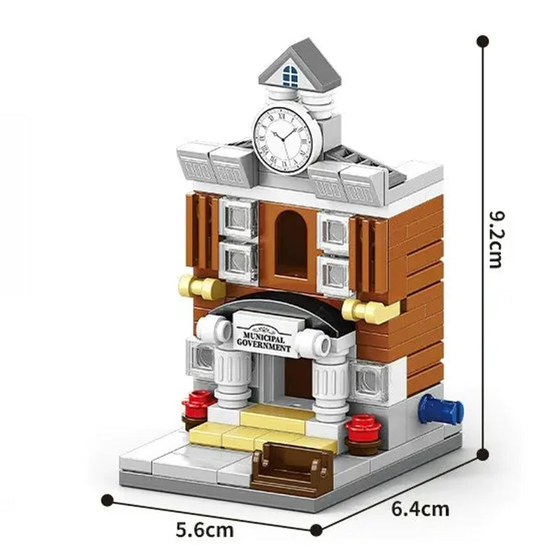 House Building Blocks Mini City Store Street View Snack Street Children'S Toys Boys and Girls Gifts Compatible with Lego