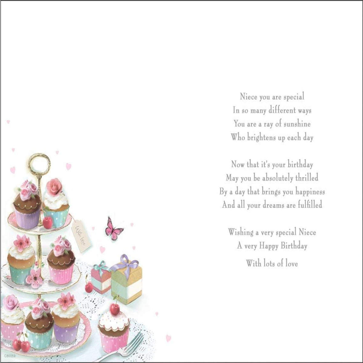 Birthday Card for Niece | Piccadilly Greetings - 9 x 6 inches