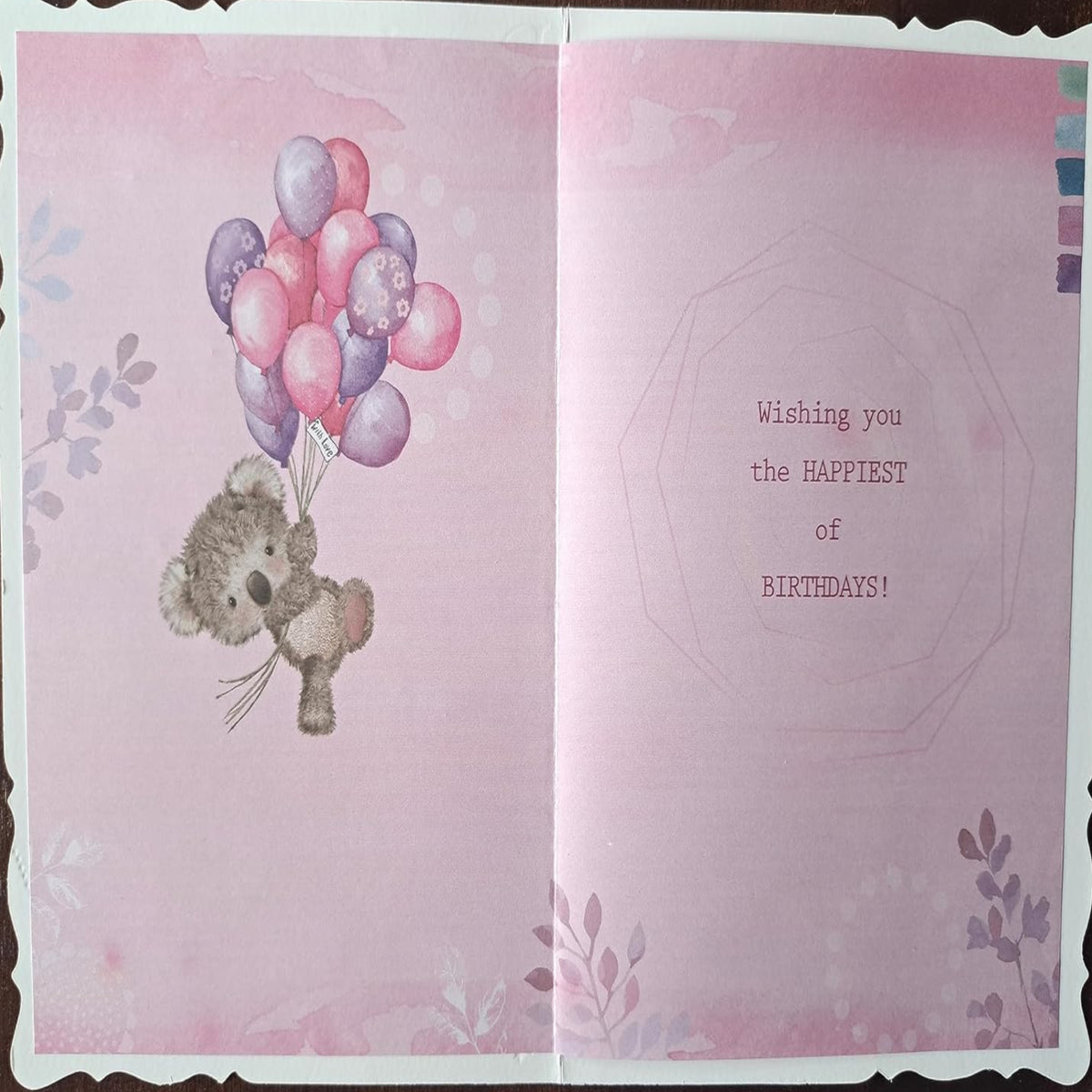Birthday Wishes with Lots of Love Card | Premium Birthday Greeting Card - Out Of The Blue - 19.6cm x 13.7cm