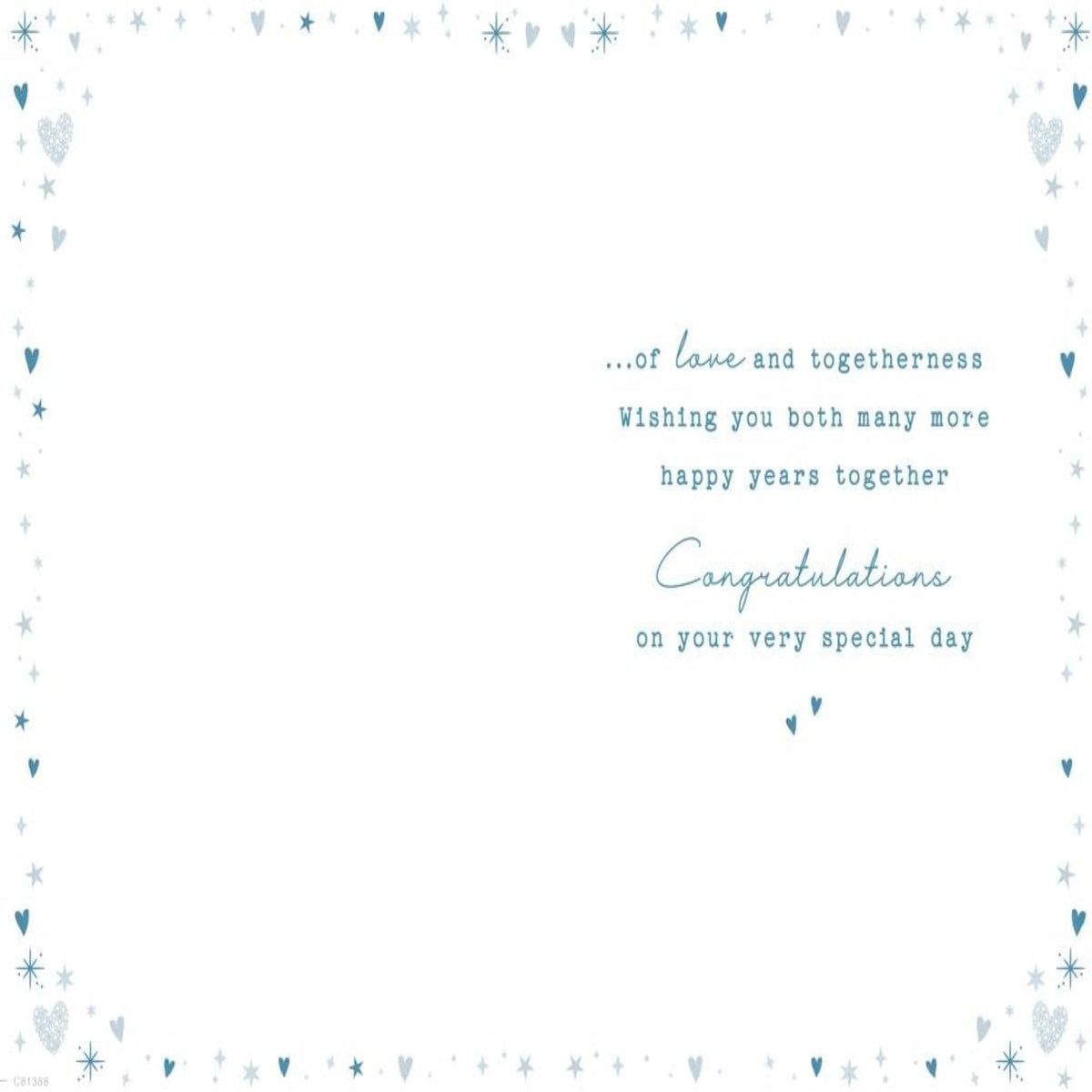Diamond Wedding Anniversary Card | Memories to Treasure 60th Anniversary Card - Regal Publishing - 9 x 6 inches