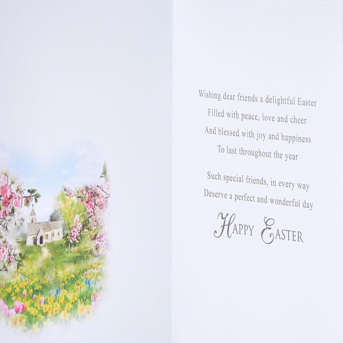 Easter Card for Great Friends – Church Design - Regal Publishing - 8 x 6 inches