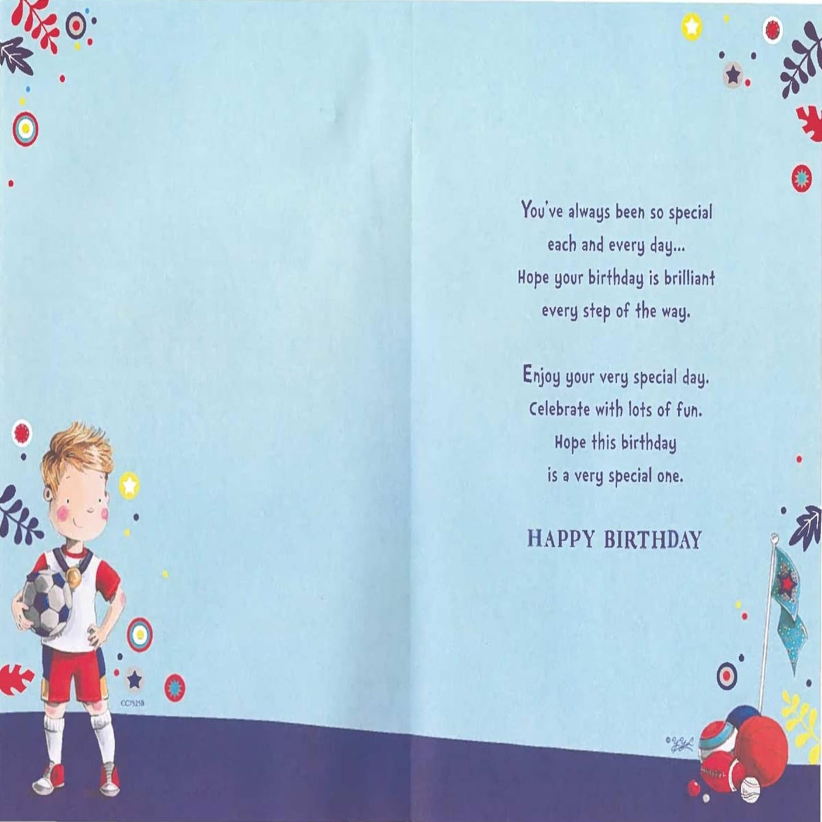 Express Yourself Grandson 9th Birthday Card with Badge and Envelope - 22.8 x 15.3 cm