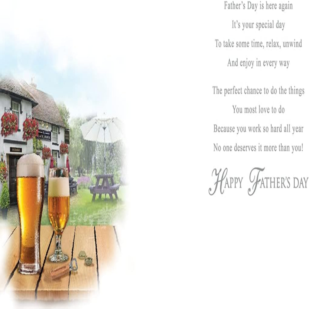 Father’s Day Card – Especially for You Blue - 9 x 6 inches
