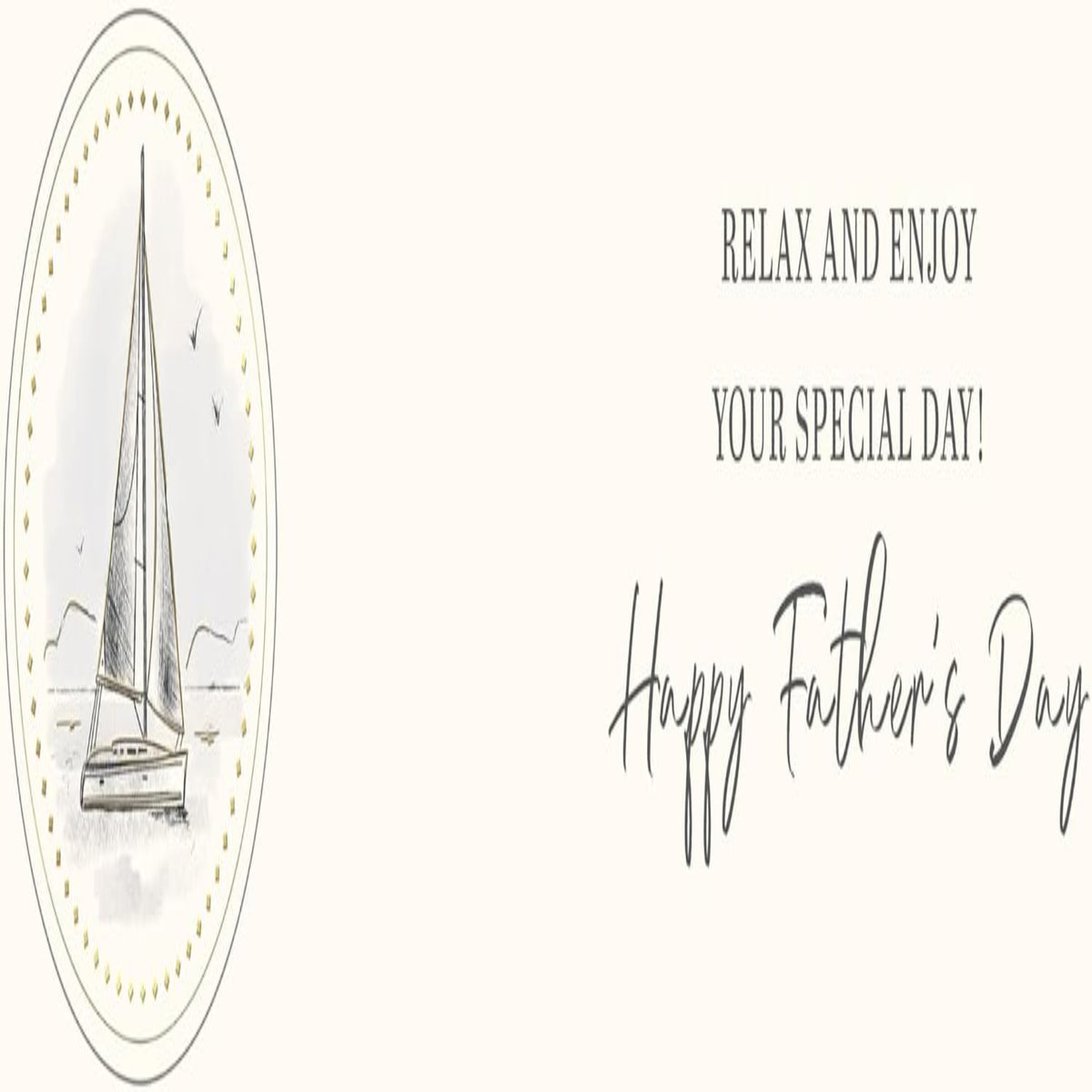 Father’s Day Card Just for You - Piccadilly Greetings - 8 x 6 inches