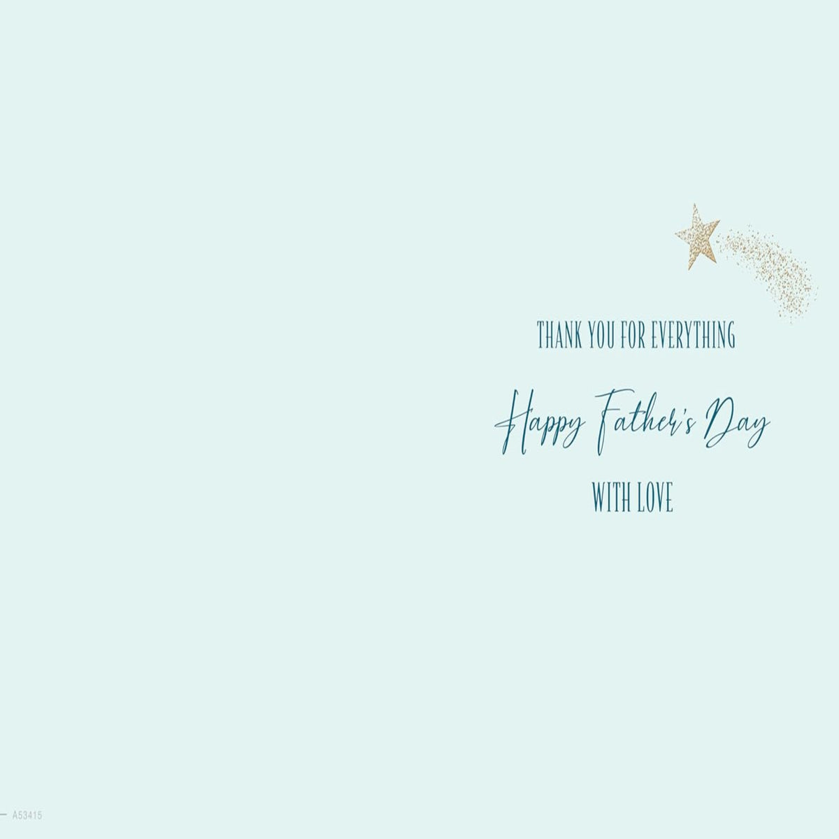 Father’s Day Card for Dad – Best Dad in the World - 8 x 6 inches