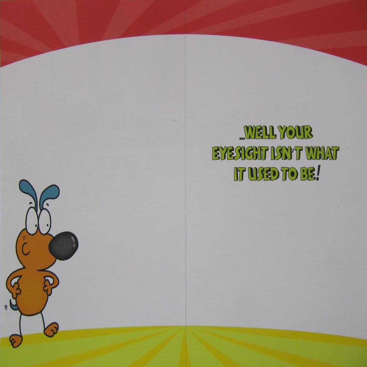 Funny 60th Birthday Card – Colourful Large Milestone Birthday Greeting Card