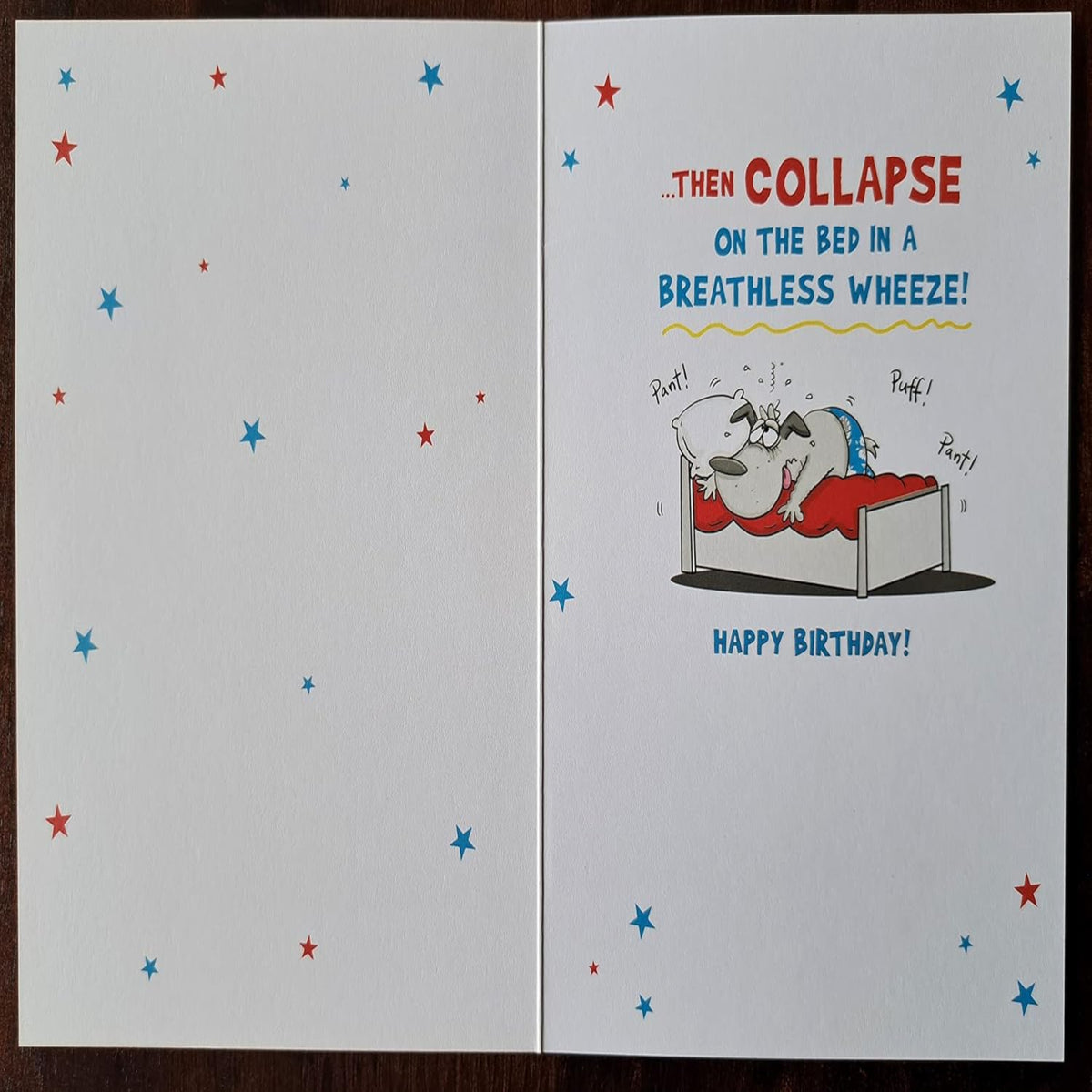 Funny Birthday Boy Card | Humorous Exercise Birthday Greeting Card