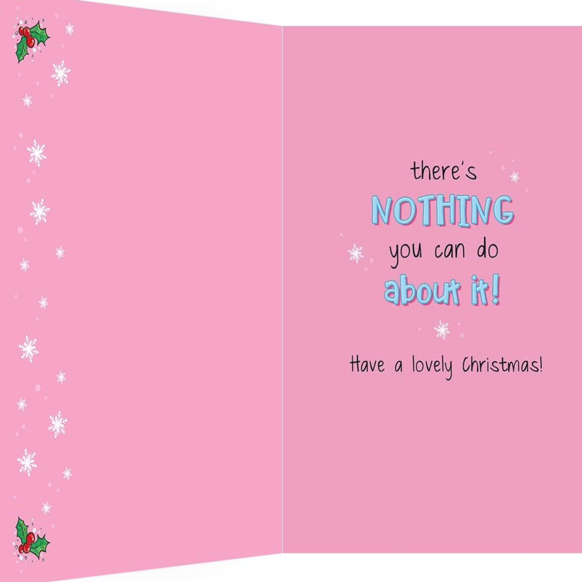 Funny Christmas Card for Sister | Humorous Xmas Card - Regal Publishing - 9 x 6 inches