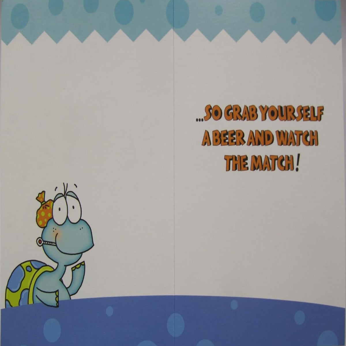 Funny Get Well Soon Card – Plenty of Fluids Greeting Card