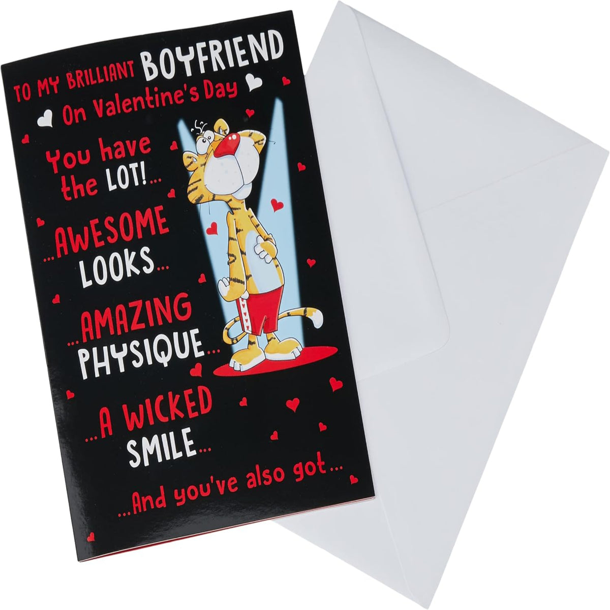 Funny Valentine's Day Card for Boyfriend | Humorous Romantic Card - Regal Publishing - 9 x 6 inches