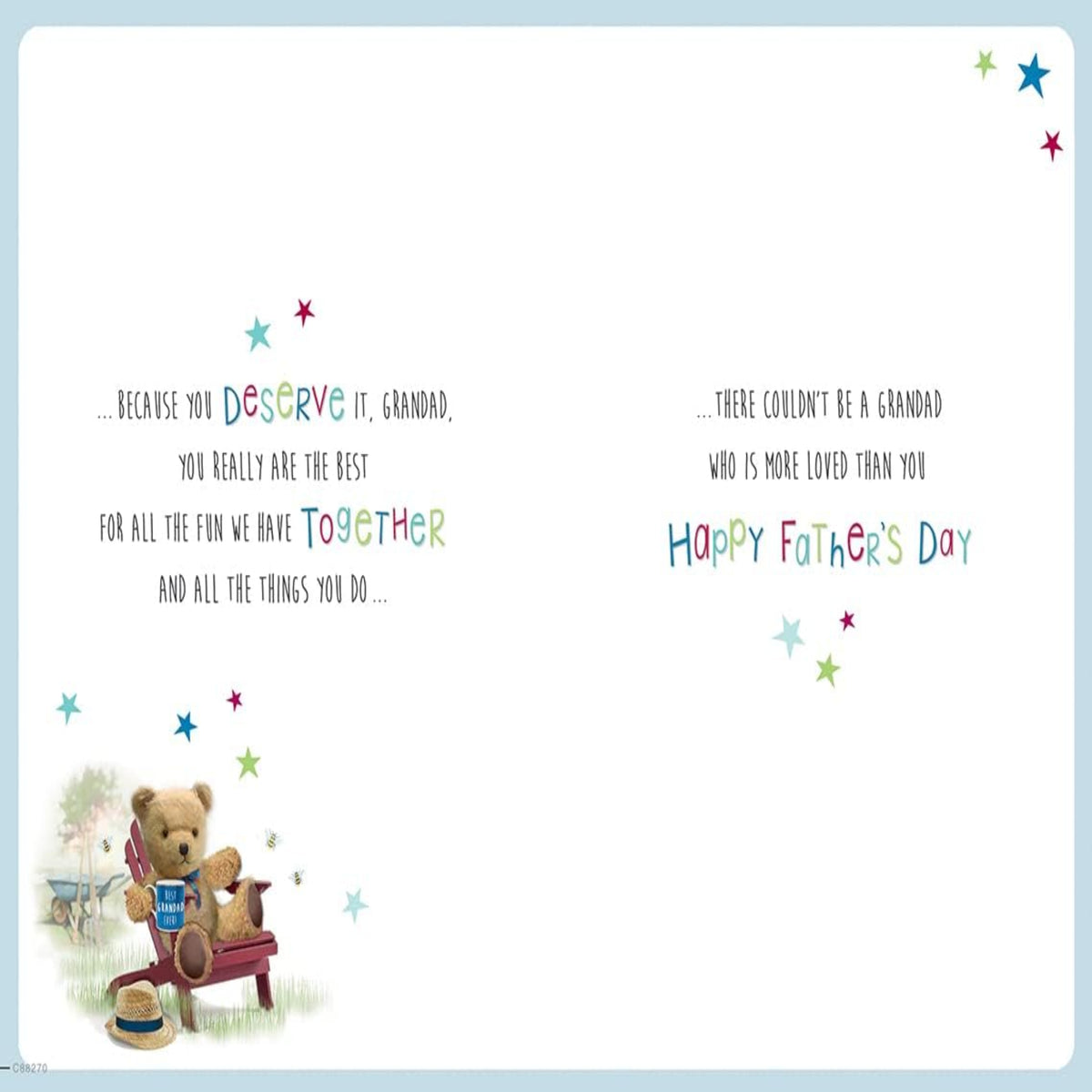 Grandad Father’s Day Card - Regal Publishing - 9 x 6 inches