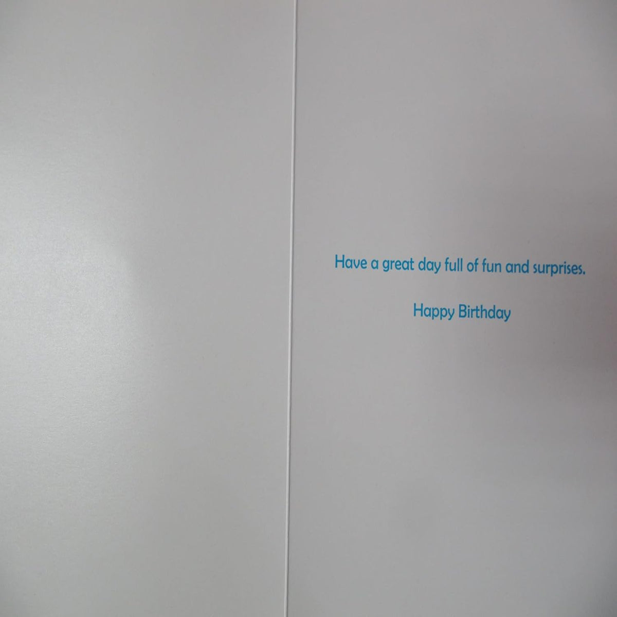 Hand-Finished Raised Blue Whale Birthday Card