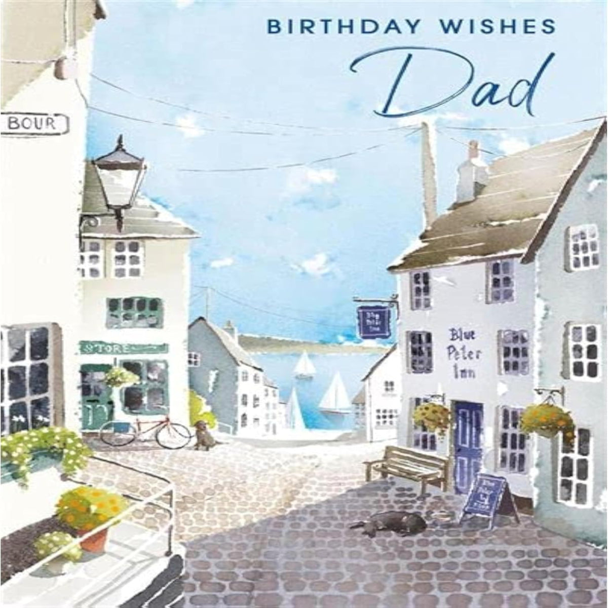 Happy Birthday Dad Card – Harbour Design | Nigel Quiney - 160 x 231 mm