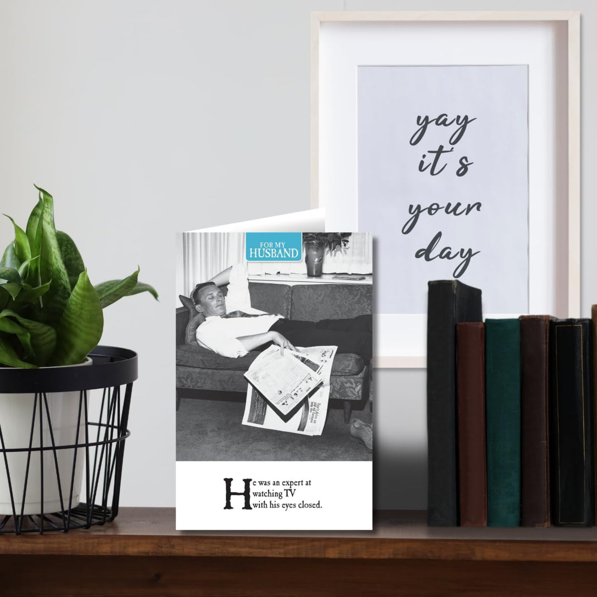 Husband Birthday Card for Him | Emotional Rescue Greeting Card - 6 x 9 inches