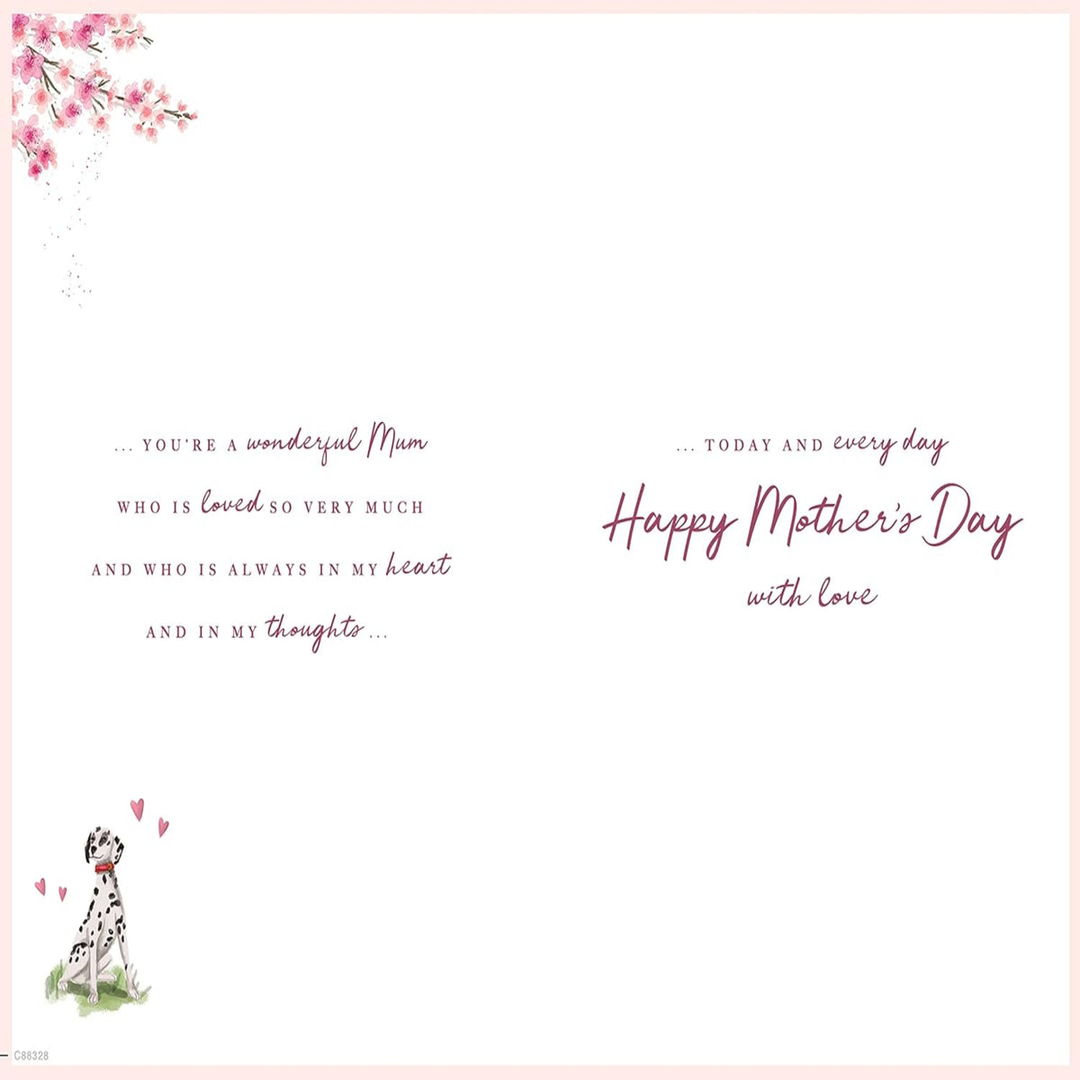 Mother's Day Card for Mum | Traditional - Regal Publishing - 9 x 6 inches