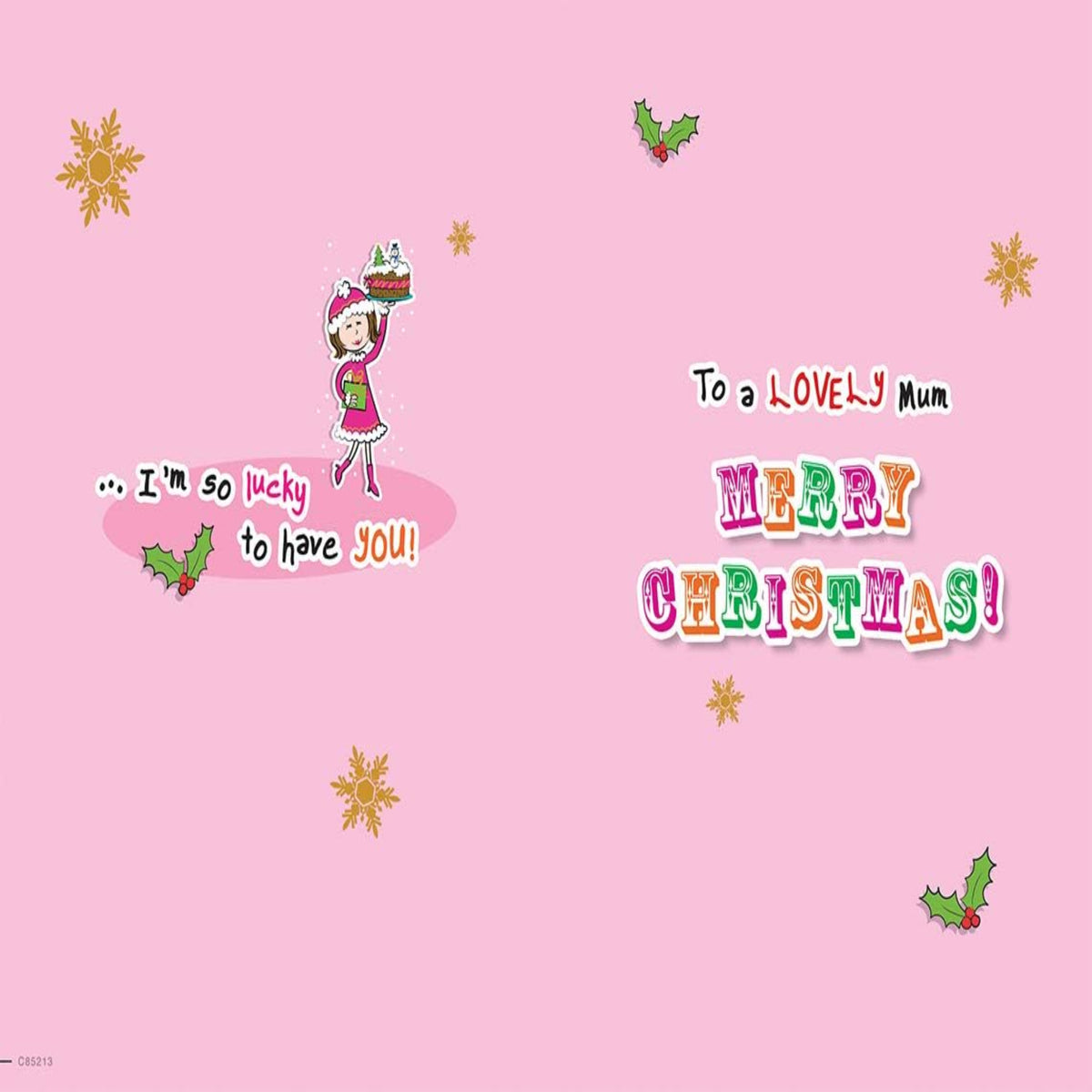 Mum Christmas Card – Regal Publishing - 9 x 6 inches