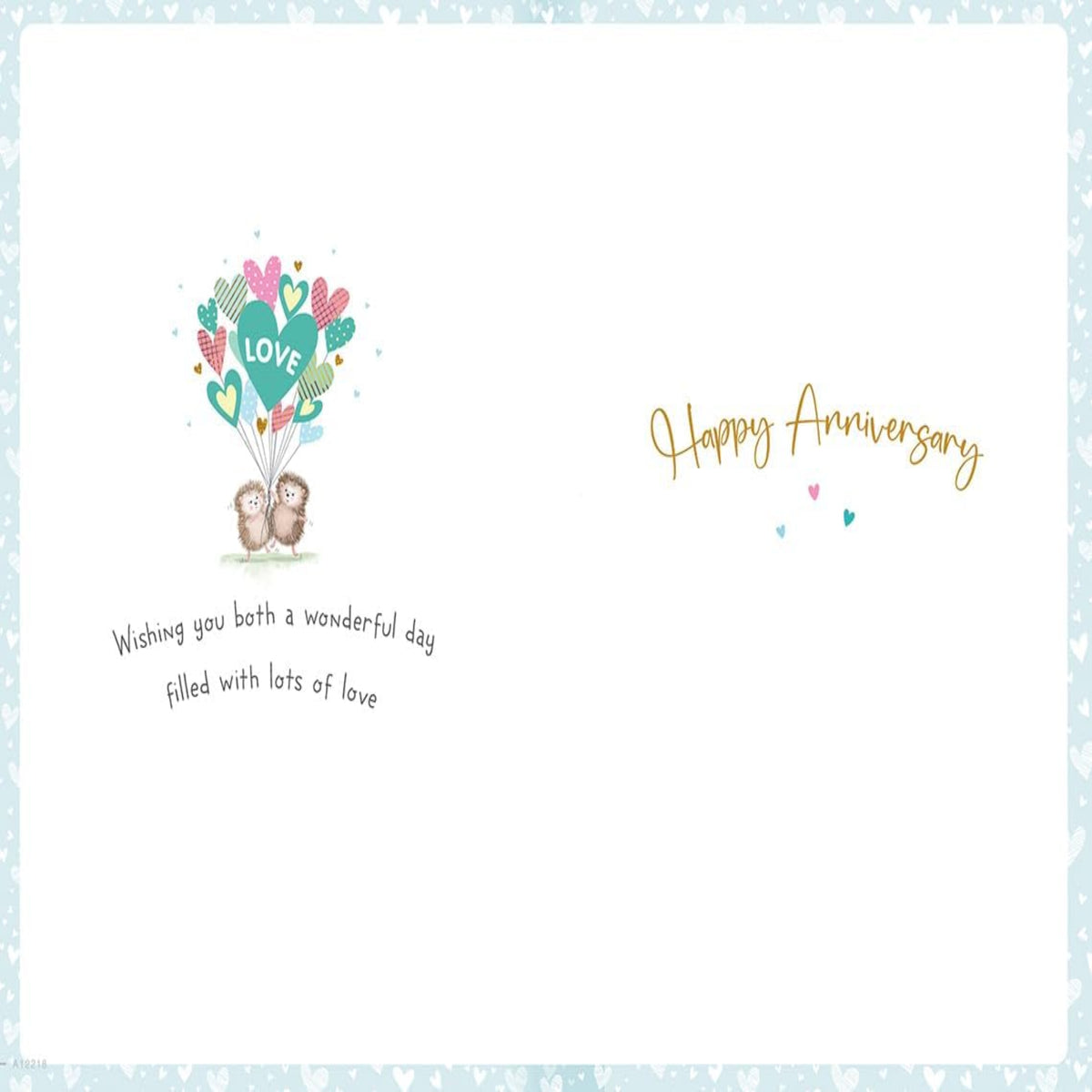 Mum & Dad Anniversary Card – Elegant - Piccadilly Greetings - 9 x 6 inches