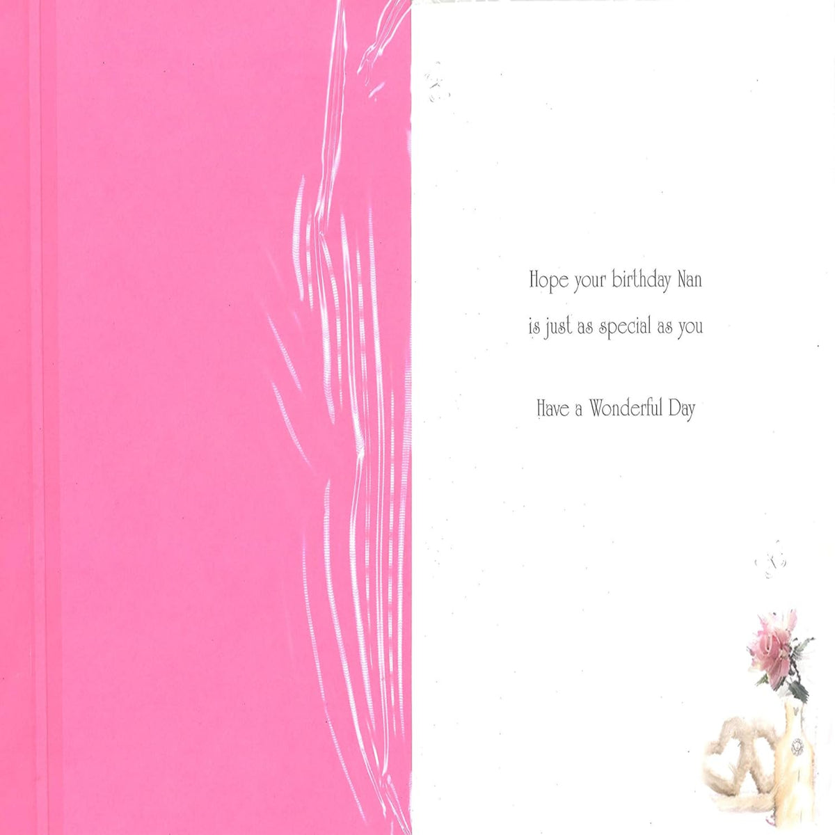 Nan Birthday Card – Breakfast in Bed Floral Vintage Bedroom Design - 160mm x 240mm