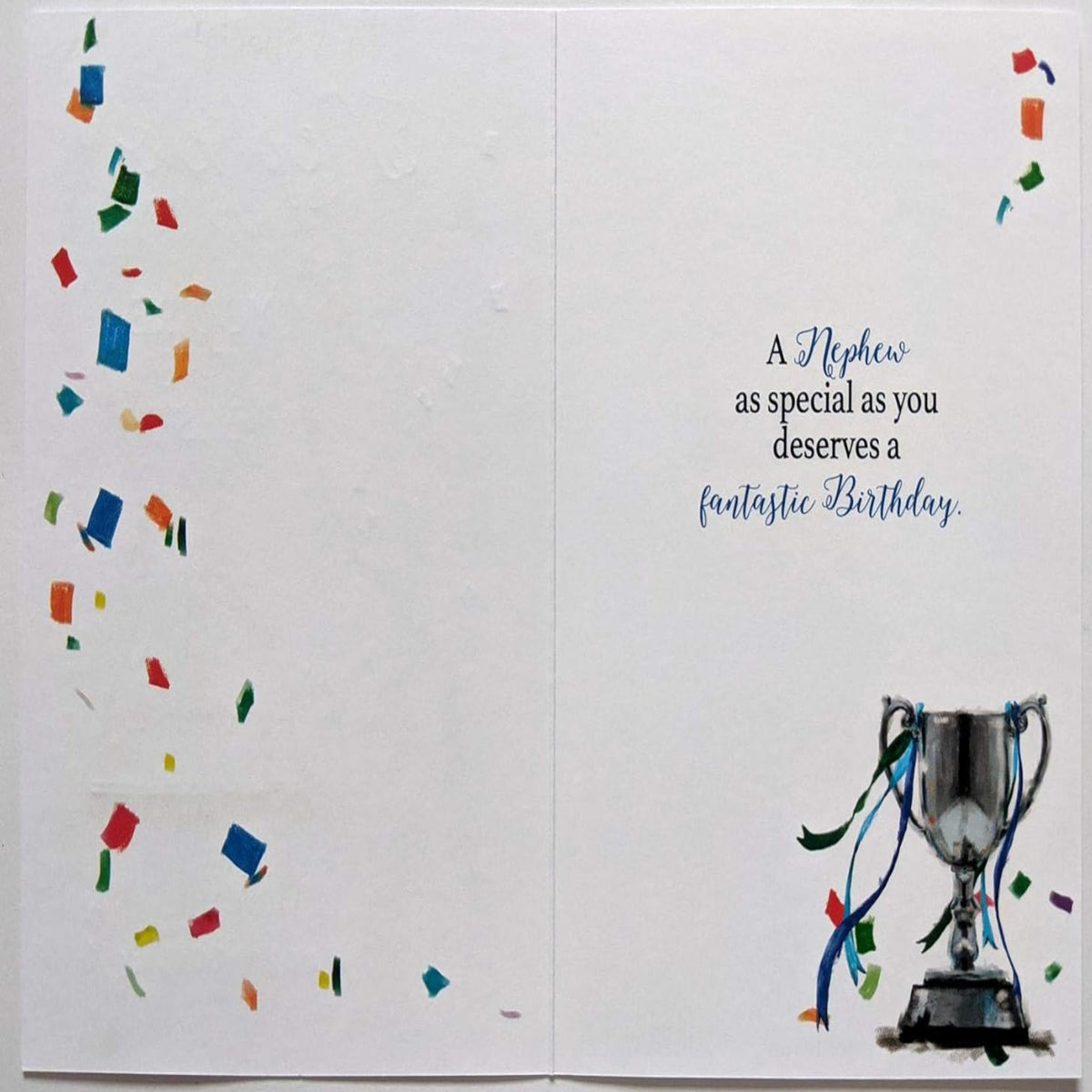 Nephew Birthday Card | Sport Design - 7.5 x 5.25 inches