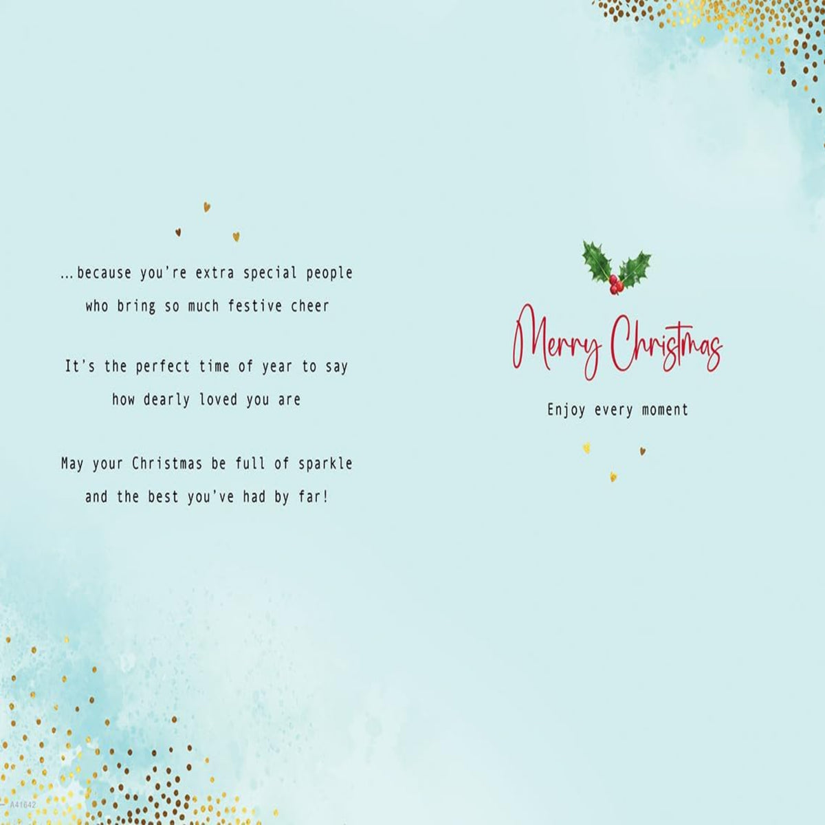 Piccadilly Greetings Christmas Card for Sister & Brother-in-Law - 9 x 6 Inches