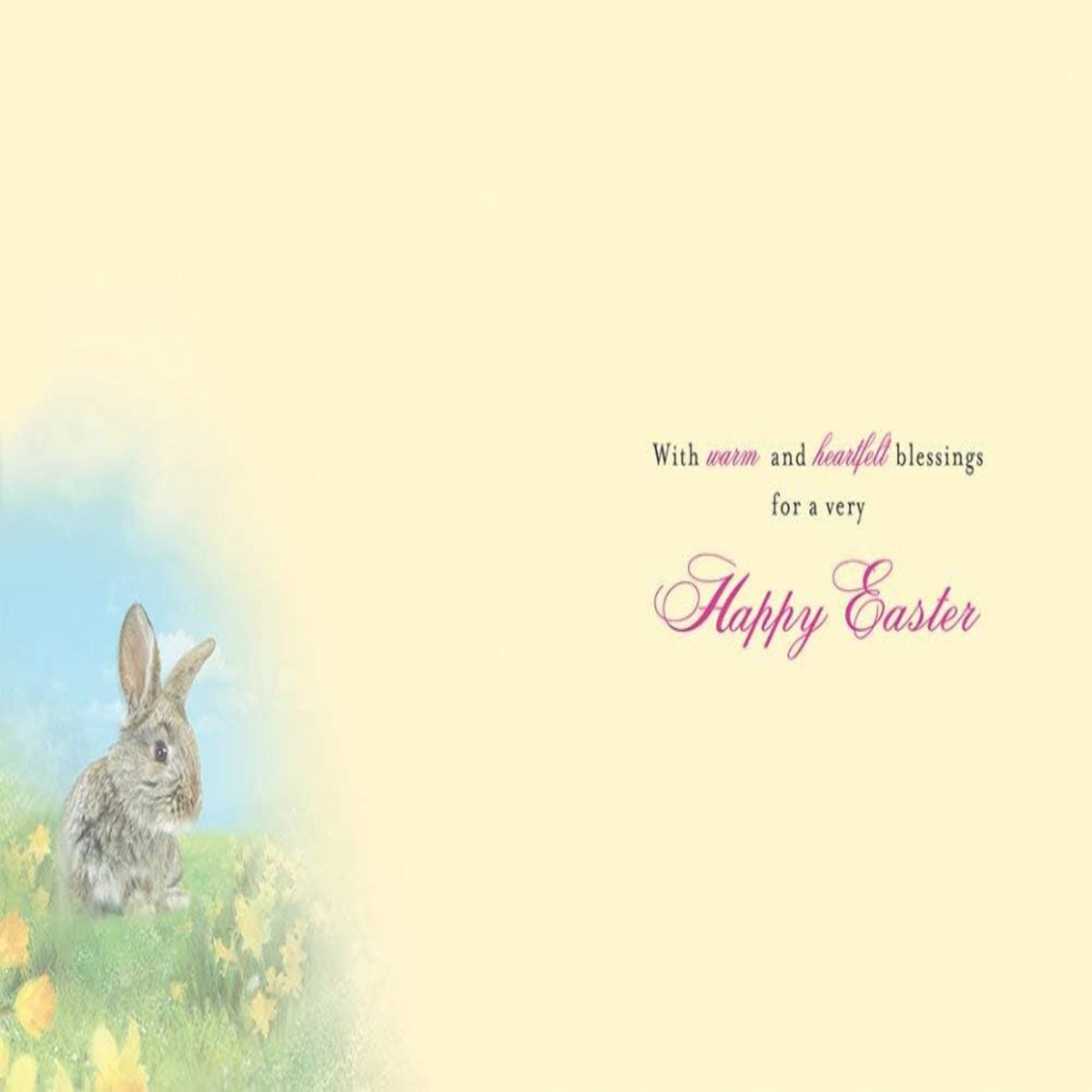Piccadilly Greetings Easter Card for Niece - Blue - 8 x 6 inches
