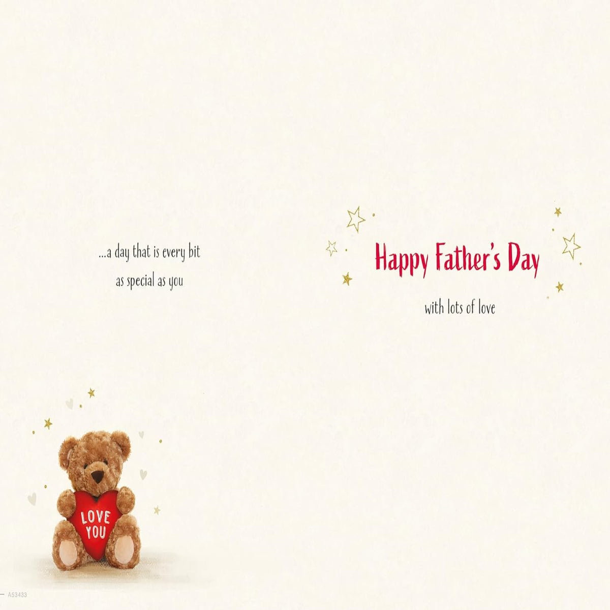 Piccadilly Greetings Father’s Day Card for a Special Dad - 9 x 6 inches