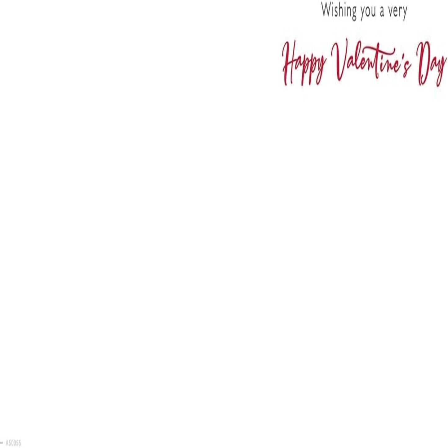 Piccadilly Greetings To The One I Love Valentine’s Day Card with Hearts - 9 x 6 inches