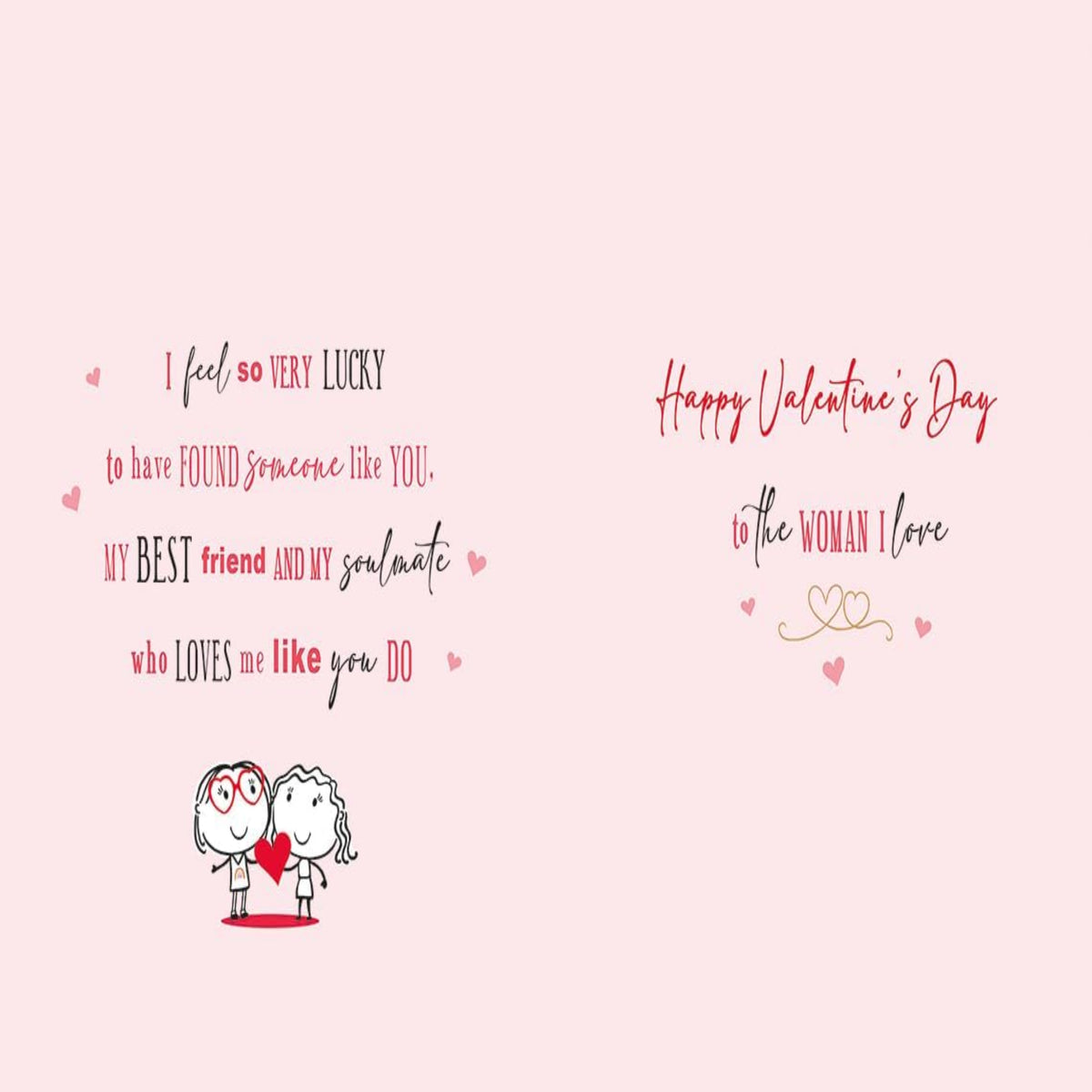 Piccadilly Greetings Valentine’s Day Card for Wife To Wife - 9 x 6 inches