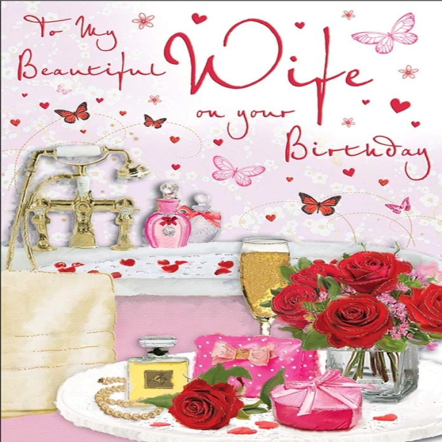 Regal Publishing Birthday Card for Wife - 9 x 6 inches