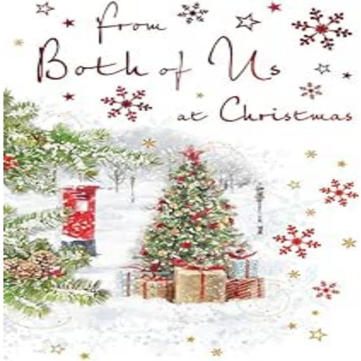 Regal Publishing Christmas Card From Both of Us Tree - 9 x 6 inches