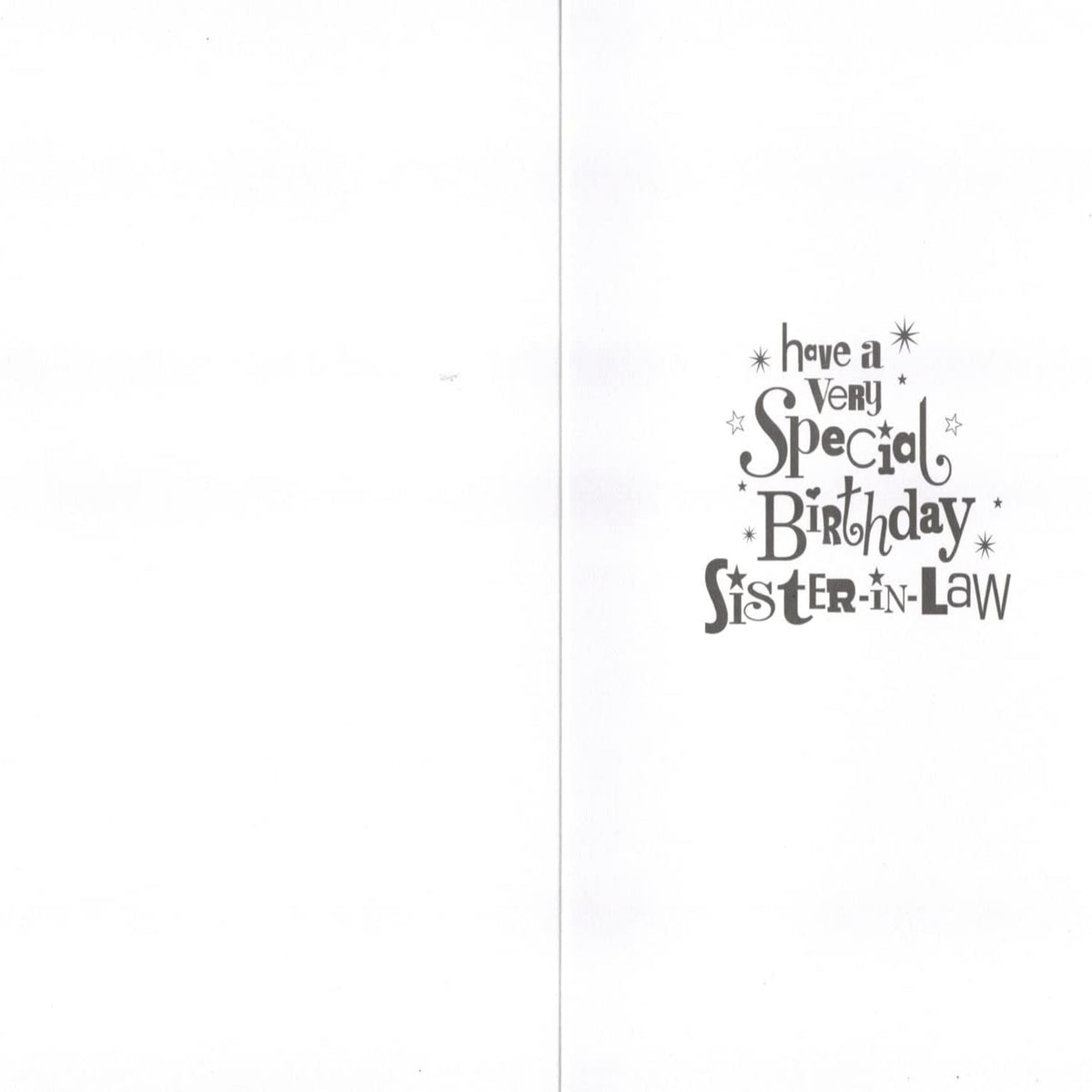 Sister-in-Law Birthday Card – Kind, Caring & Gorgeous - 134 x 196mm