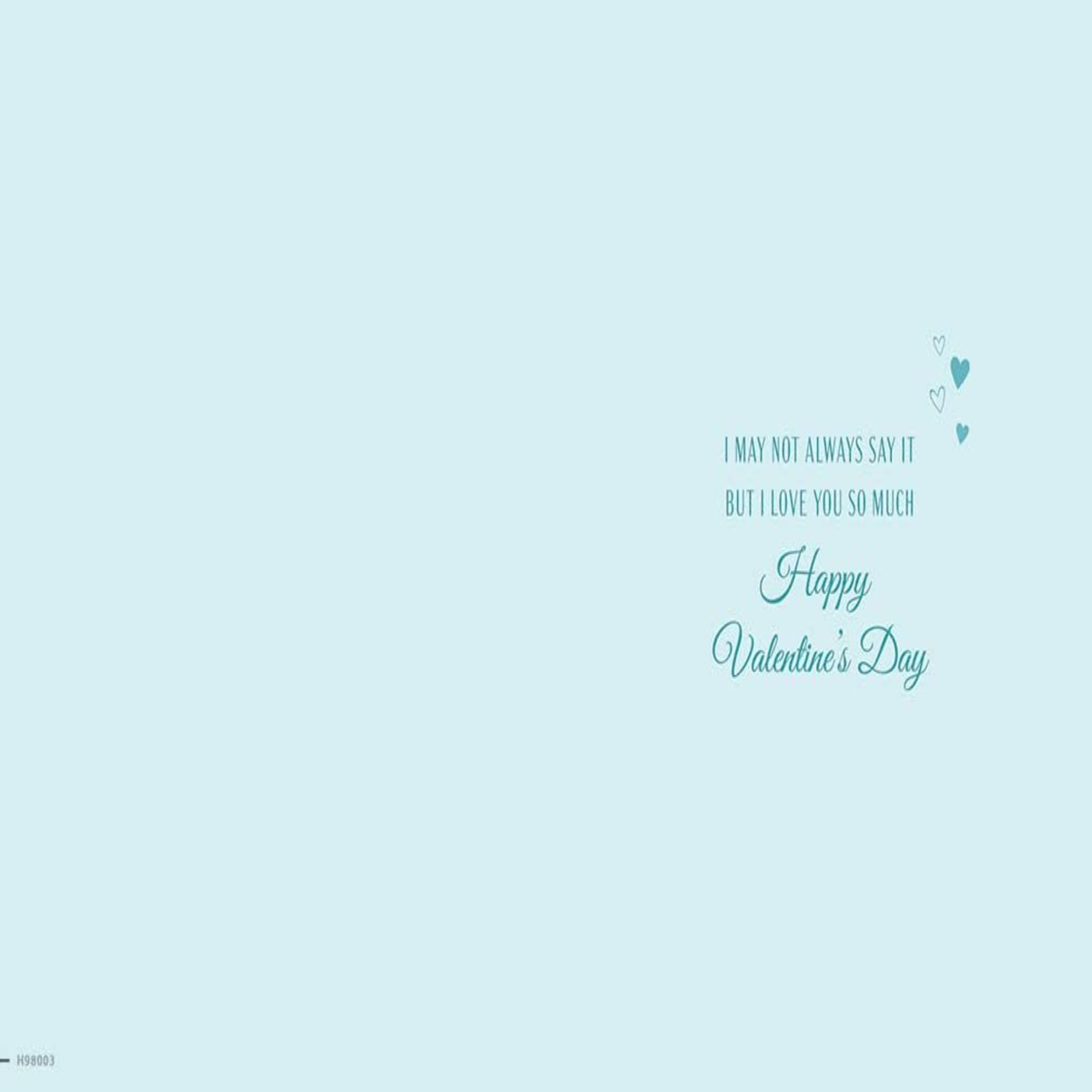 Valentine’s Day Card for Husband – Lovely Husband Card - 8 x 6 inches