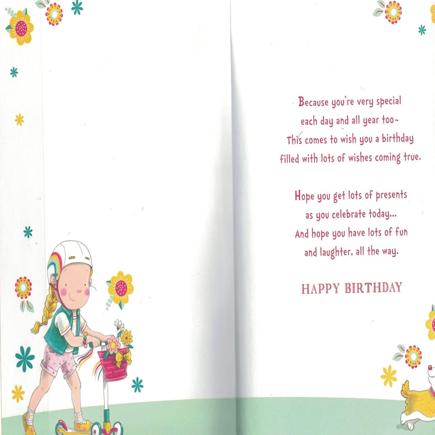Xpress Yourself Especially for You Birthday Card with Badge - 9 x 6 inches