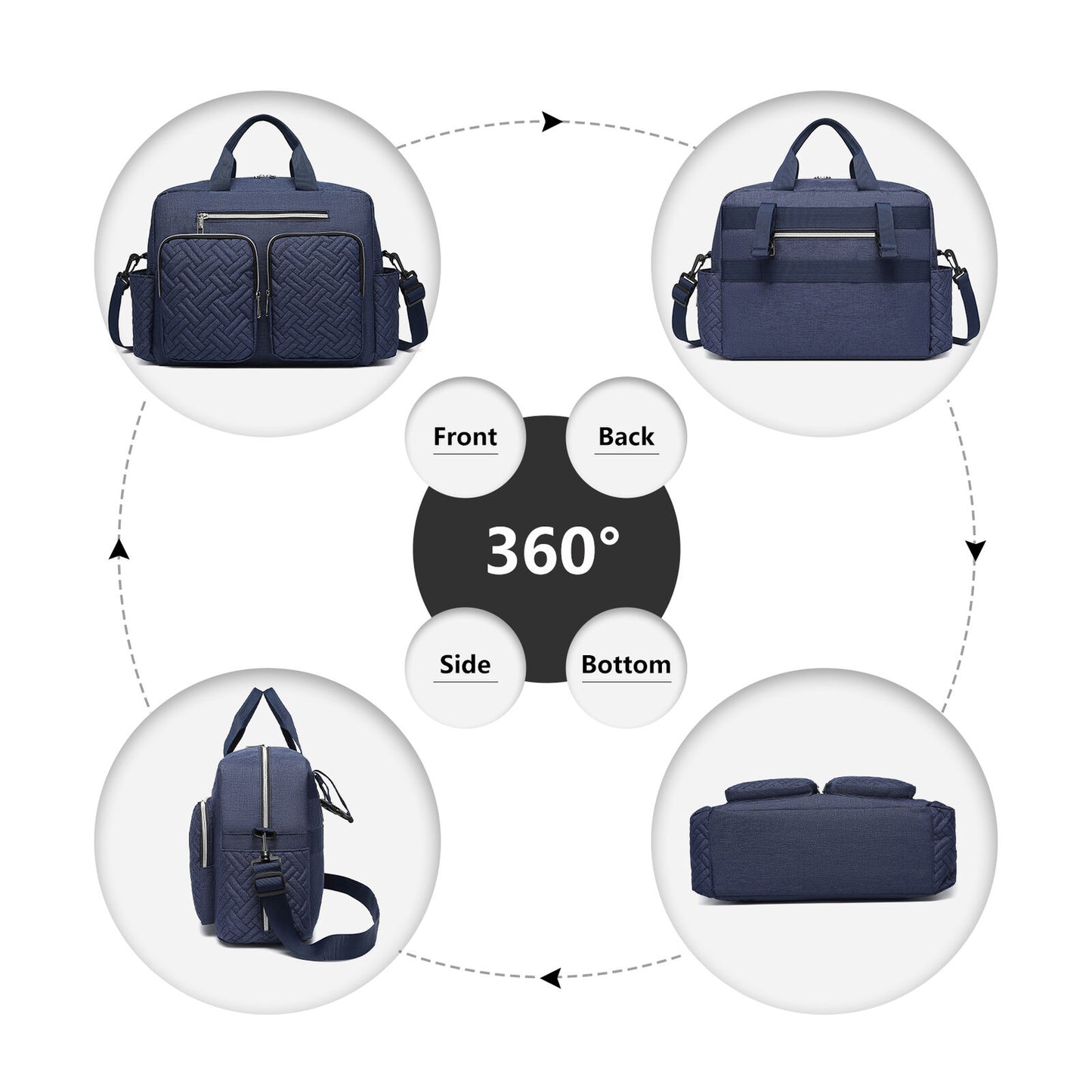 π₯ Large Mummy Changing Shoulder Travel Bag Hospital Baby Nappy Tote Handbag