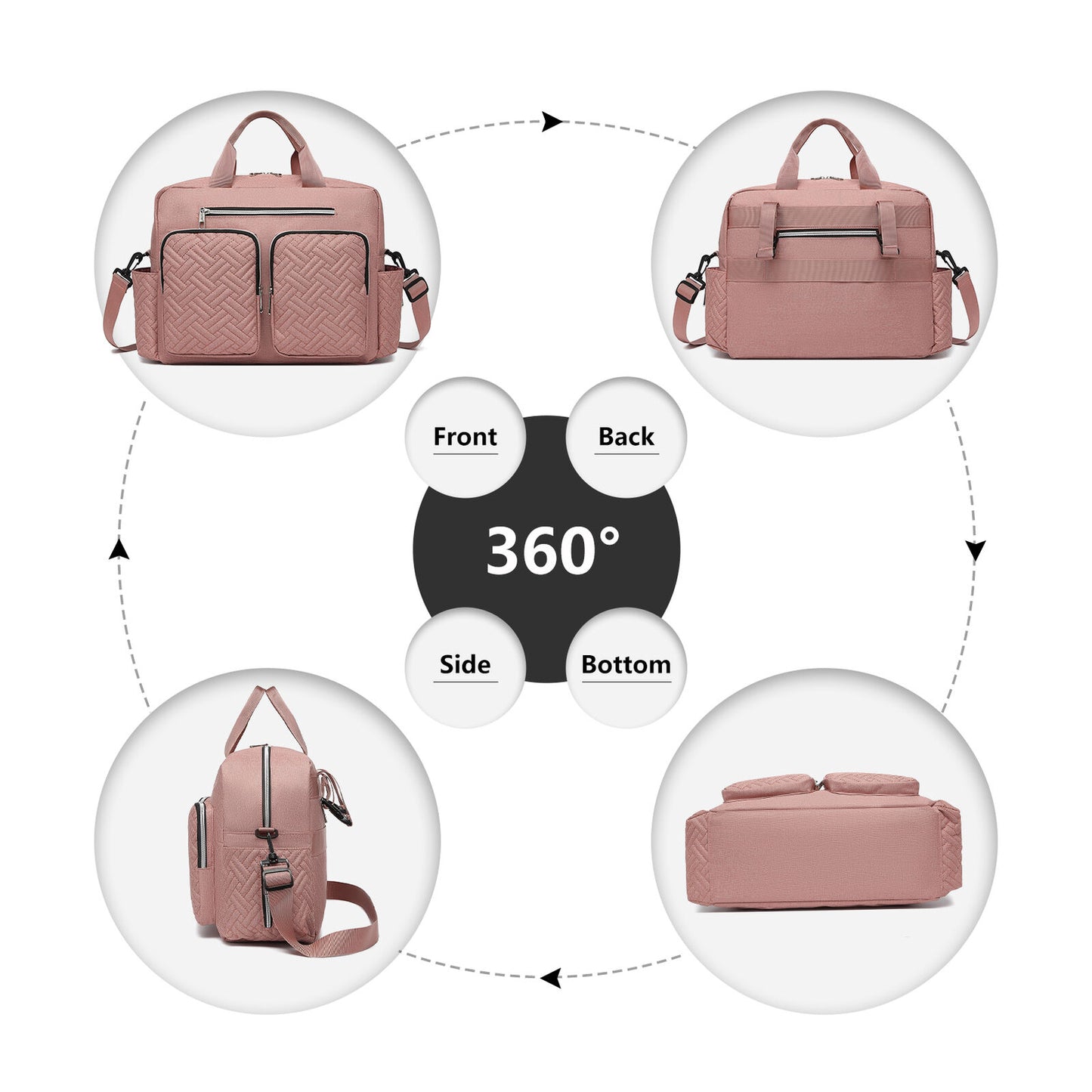 π₯ Large Mummy Changing Shoulder Travel Bag Hospital Baby Nappy Tote Handbag