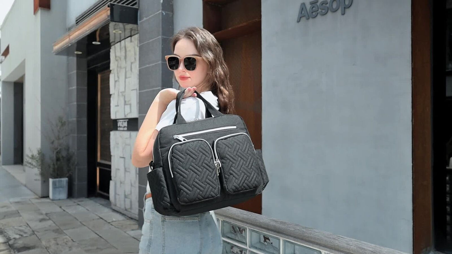 π₯ Large Mummy Changing Shoulder Travel Bag Hospital Baby Nappy Tote Handbag