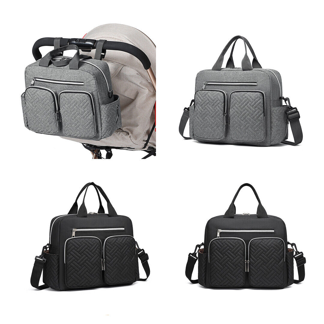 π₯ Large Mummy Changing Shoulder Travel Bag Hospital Baby Nappy Tote Handbag