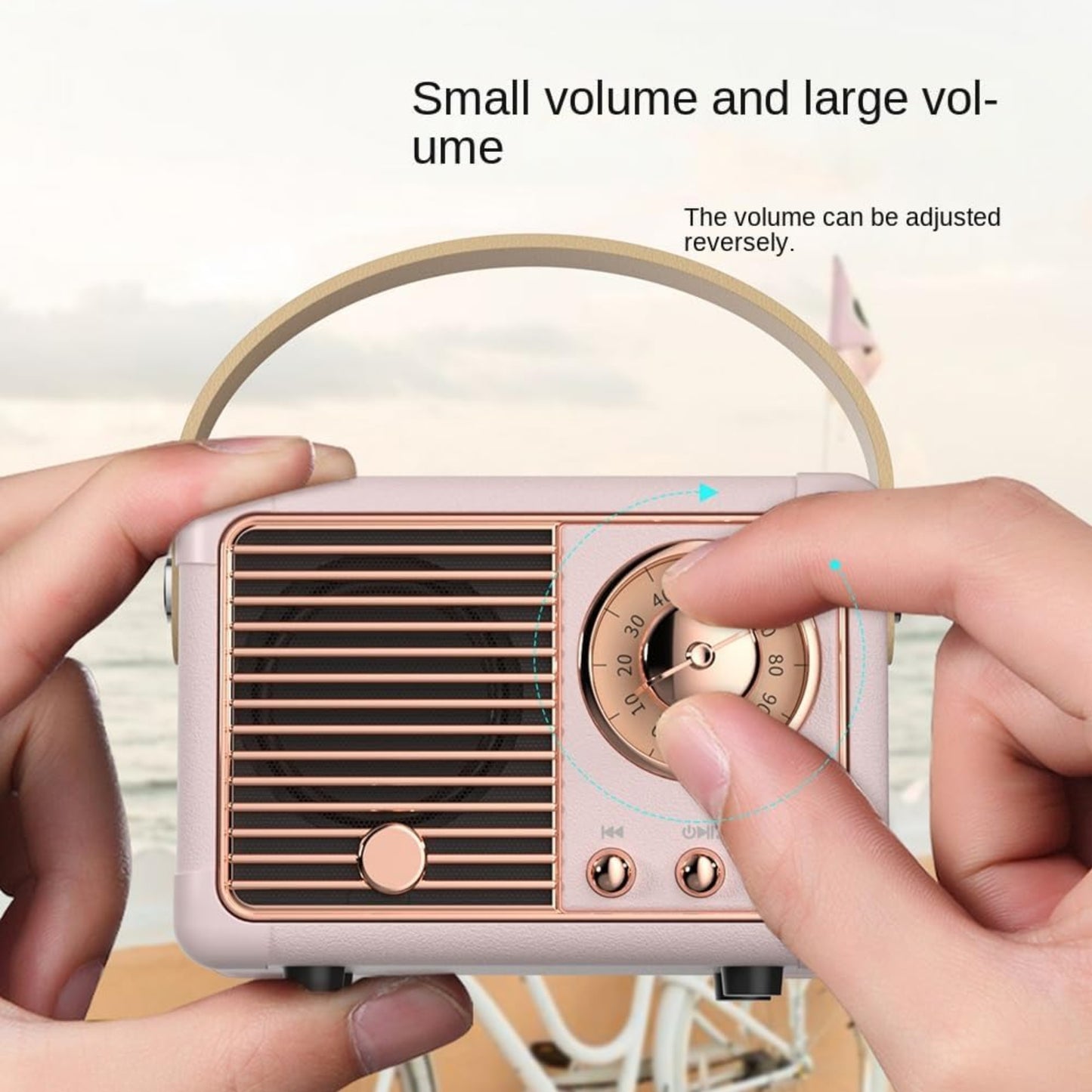 Retro Bluetooth Speaker HM11 Classical Retro Music Player Sound Stereo Portable Decoration Mini Speakers Travel Music Player