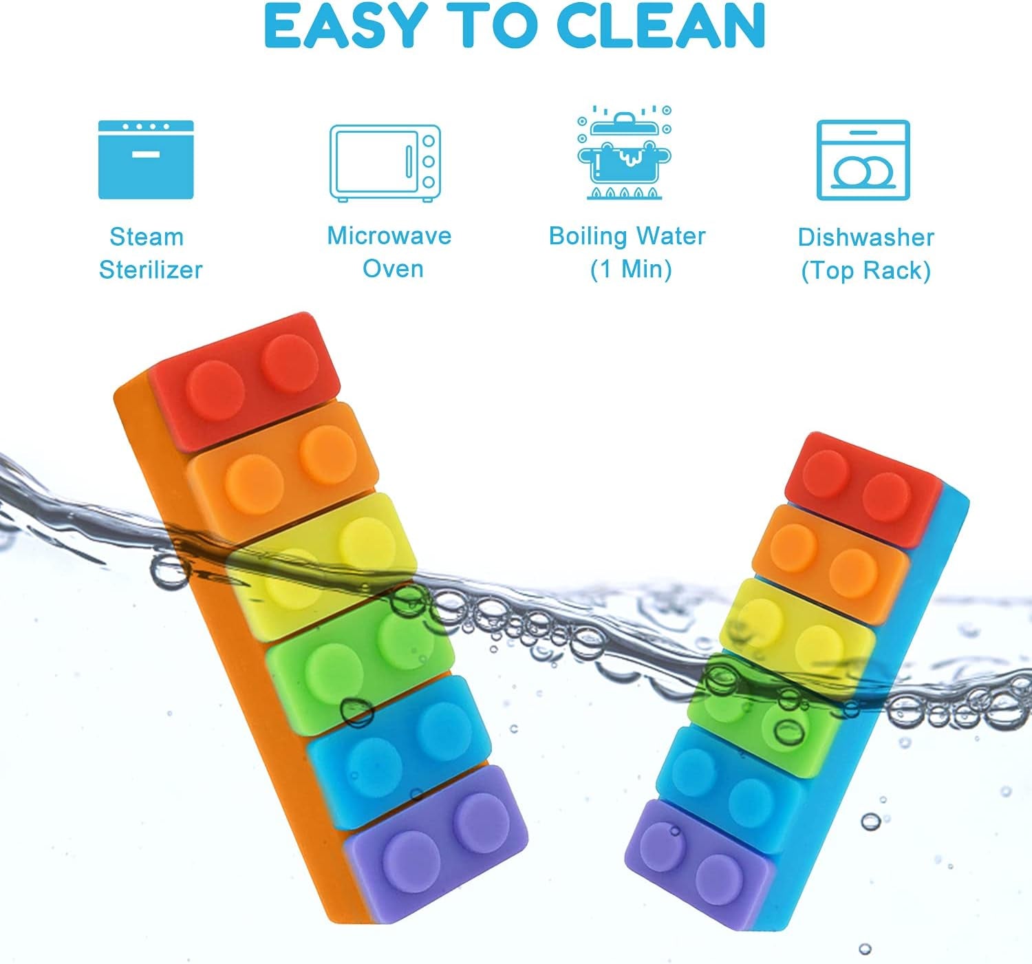 Sensory Chew Necklace for Autistic Children - Chew Toys for Kids - Chewelry and Chewy Toys for Autism