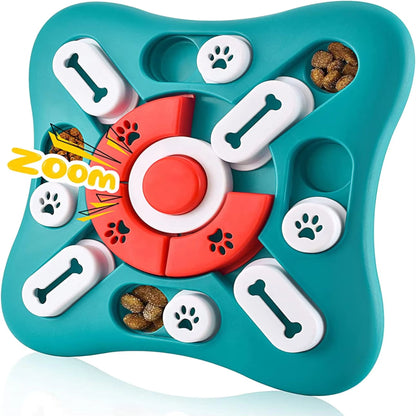 Dog Puzzle Toy for IQ Training & Mental Enrichment, Interactive Dog Toys for Large Medium Small Dogs，Dog Treat Puzzle Dispensin