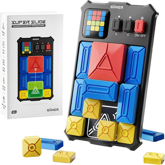 Superslide: Magnetic Sliding Puzzle Game with 500+ Easy to HARD Levels of Interactive Problem Solving Brain Training Fun!