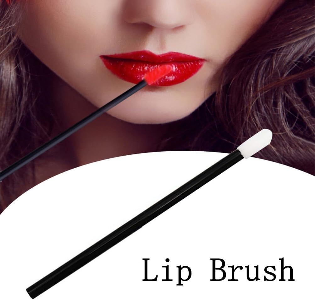 350PCS Disposable Mascara Wands Lip Wands Cotton Swab Set, 50Pcs Eyelash Brush + 100Pcs Lip Brush + 100Pcs Micro Applicator Brushes + 100Pcs Cotton Buds Makeup Tool Kits