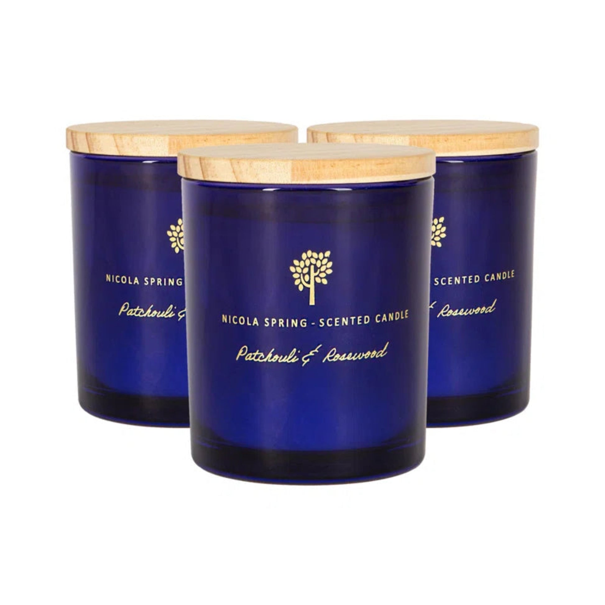 - Soy Wax Scented Candles - 130G - Patchouli & Rosewood