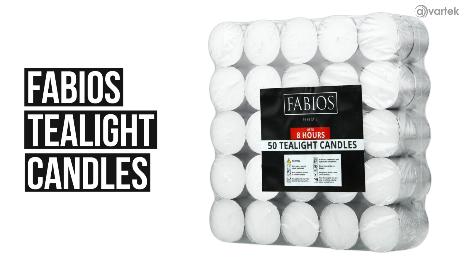 Tea Lights 8 Hour Long Burn Night Light Candles Unscented Tealights 50 /100 /600