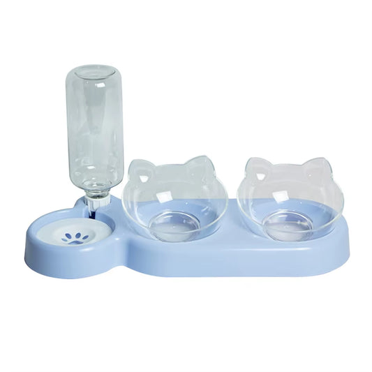 Pet Supplieselevated Bowls for Cats and Dogsdurable Double Cat and Dog Bowl Feederselevated Cat Feeding and Drinking Supplies