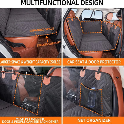 Large Pet Back Seat Extender Universal Car Seat Cover Car Backseat Protector Multipurpose Waterproof Hammock Dog Travel Supplies